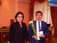 Rewarding employees for the 25th anniversary of the Independence of the Republic of Kazakhstan