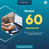 Более 60 обращений поступило через сайт Госэкспертизы за 1 квартал 2025 года